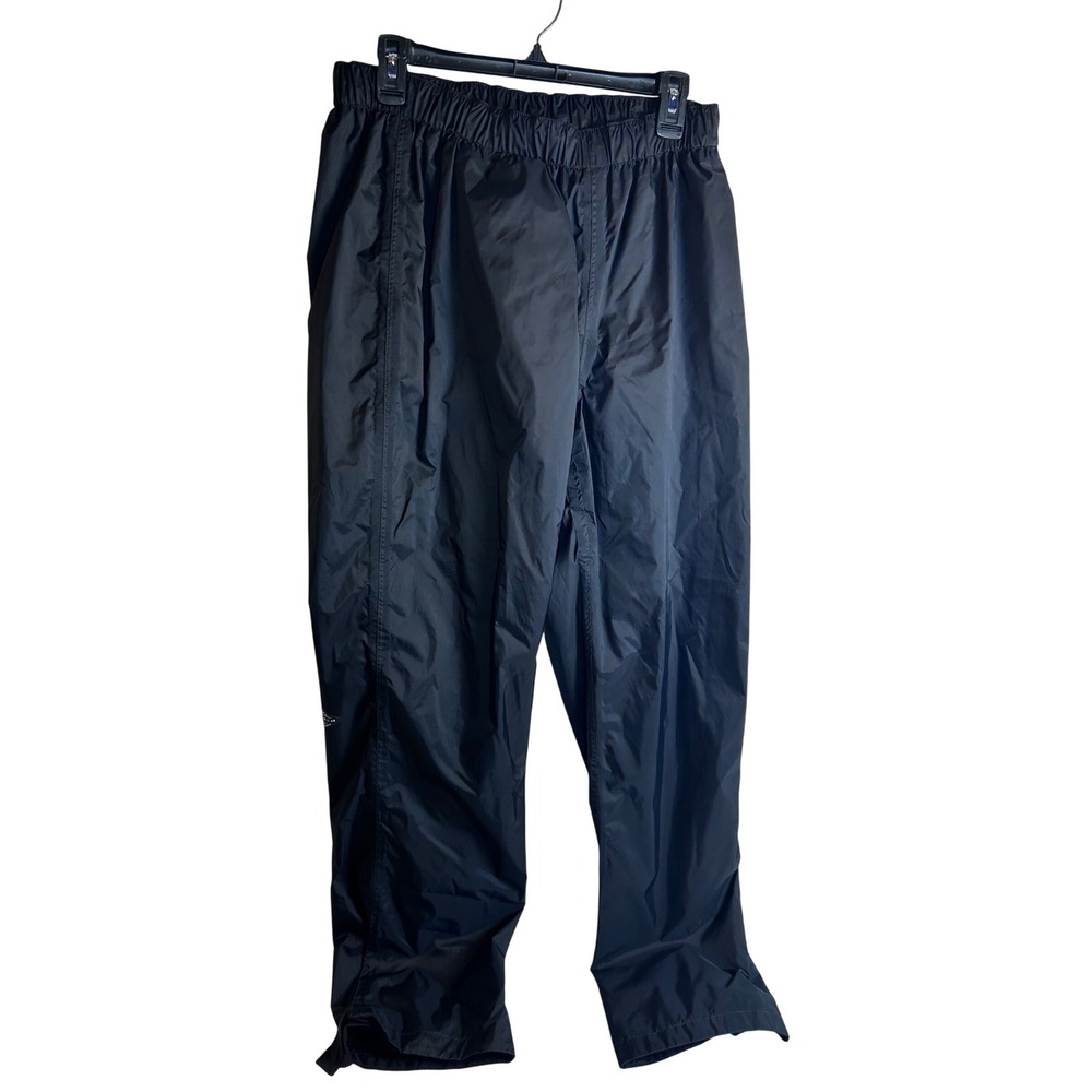 Columbia Rain Pants Large Black Omni-Tech Waterproof Mesh Lined Womens